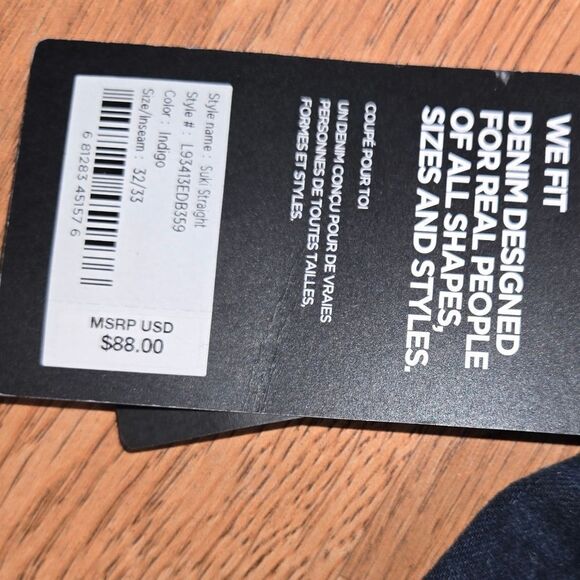 Silver Jeans Co. Women's Suki Mid Rise Curvy Fit Straight Leg Jeans W32x33 - Picture 9 of 16